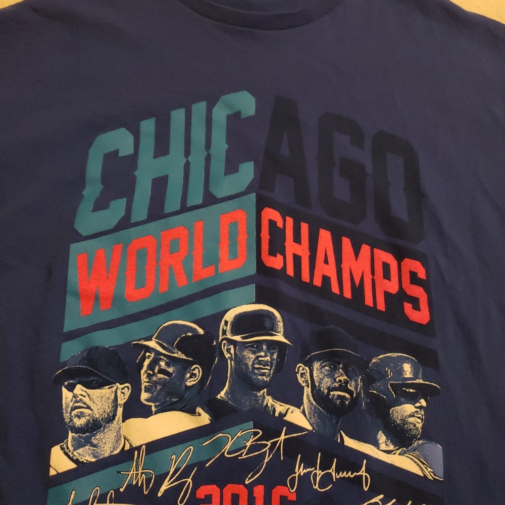 Chicago Cubs World Champions short sleeve shirt - Picture 7 of 8